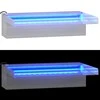 Krioklys su įvairių spalvų LED lemputėmis, 30cm, plienas