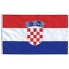 Kroatijos vėliava su stiebu, aliuminis, 5,55m