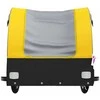 Dviračio priekaba, juodos ir geltonos spalvos, 45kg, geležis