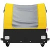 Dviračio priekaba, juodos ir geltonos spalvos, 45kg, geležis
