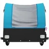 Dviračio priekaba, juodos ir mėlynos spalvos, 45kg, geležis