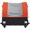 Dviračio priekaba, juodos ir oranžinės spalvos, 45kg, geležis
