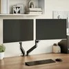 Laikiklis Dviguba monitoriaus rankena max 27 colių ekranui 75/100mm, 20kg