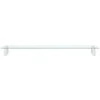 Laikiklis Monitoriaus stovas, baltas, 100x20x8cm, stiklas ir metalas