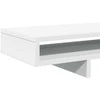 Laikiklis Monitoriaus stovas, baltas, 100x27x15cm, apdirbta mediena