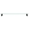 Laikiklis Monitoriaus stovas, juodas, 100x20x8cm, stiklas ir metalas