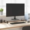 Laikiklis Monitoriaus stovas, juodas, 80x35x8cm, stiklas ir metalas