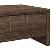 Laikiklis Monitoriaus stovas su stalčiais, rudas, 100x27x15cm, mediena