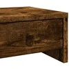 Laikiklis Monitoriaus stovas su stalčiais, dūminis, 100x27x15cm, mediena