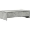 Laikiklis Monitoriaus stovas su stalčiais, betono, 50x27x15cm, mediena