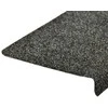 Laiptų kilimėliai, 5vnt., pilki, 65x21x4cm, perforuoti adatomis