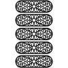 Laiptų pakopos, 5vnt., 25x75cm, guma