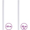 Langų plėvelės, baltos spalvos, PVC, matinės