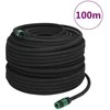 Lašelinio sodo laistymo žarna, juodos spalvos, 0,6", 100m, guma