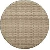 Lauko baldų komplektas Bistro komplektas su pagalvėlėmis, 3 dalių, smėlio, poliratanas