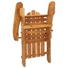Lauko baldų komplektas Sodo adirondack komplektas, 3 dalių, akacijos medienos masyvas