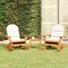 Lauko baldų komplektas Sodo adirondack komplektas, 3 dalių, akacijos medienos masyvas