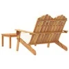 Lauko baldų komplektas Sodo adirondack komplektas, 2 dalių, akacijos medienos masyvas