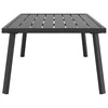 Lauko baldų komplektas Sodo kavos staliukas, antracito spalvos, 110x55x35cm, plienas
