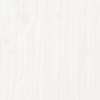 Lauko baldų komplektas Sodo poilsio baldų komplektas, 7 dalių, baltas, pušies masyvas