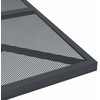 Lauko baldų komplektas Sodo valgomojo baldų komplektas, 3 dalių, antracito, metalas
