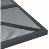 Lauko baldų komplektas Sodo valgomojo baldų komplektas, 3 dalių, antracito, metalas