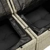 Sofa Sofos komplektas su pagalvėlėmis, 6 dalių, pilkas, poliratanas