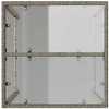 Lauko baro stalas, pilkos spalvos, 70x70x110cm, poliratanas