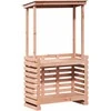 Lauko baro stalas su stogeliu, 112,5x57x195,5cm, mediena