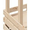 Lauko baro stalas su stogeliu, 112,5x57x195,5cm, mediena