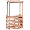 Lauko baro stalas su stogeliu, 112,5x57x195,5cm, mediena
