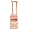 Lauko baro stalas su stogeliu, 112,5x57x195,5cm, mediena