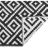Lauko kilimas ARAKIL Baltas ir Juodas 80x250 cm PP