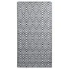 Lauko kilimas, baltos ir juodos spalvos, 160x230cm, PP
