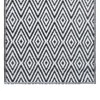 Lauko kilimas, baltos ir juodos spalvos, 80x150cm, PP