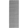 Lauko kilimas, juodos spalvos, 80x250cm, PP