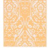 Lauko kilimas, oranžinės ir baltos spalvos, 120x180cm, PP