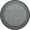 Lauko kilimas, pilkos spalvos, 120cm skersmens, PP