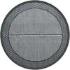 Lauko kilimas, pilkos spalvos, 160cm skersmens, PP