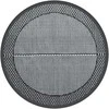 Lauko kilimas, pilkos spalvos, 200cm skersmens, PP