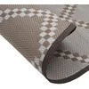 Lauko kilimas, rudos spalvos, 160cm skersmens, PP