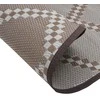 Lauko kilimas, rudos spalvos, 200cm skersmens, PP