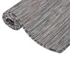 Lauko kilimėlis, rudas ir mėlyna, 80x250cm, plokščio pynimo