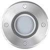 Lauko LED šviestuvai grindiniui, 3 vnt., apvalūs