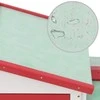 Lauko narvas triušiams, raudonas ir baltas, 145x45x84 cm, medis