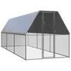 Lauko narvas viščiukams, 2x6x2m, galvanizuotas plienas