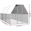 Lauko narvas viščiukams, 2x6x2m, galvanizuotas plienas