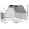Lauko narvas viščiukams, 3x4x2m, galvanizuotas plienas