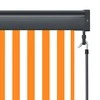 Lauko roletas, baltos ir oranžinės spalvų, 80x250cm