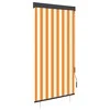 Lauko roletas, baltos ir oranžinės spalvų, 80x250cm